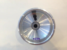 Oke HIGH QUALITY Italian 125mm Wide Front Alloy Offset Kart Wheel