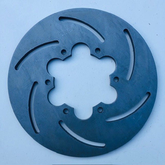 Oke 200dia x 8mm Slotted Drift Trike / Kart Steel Brake Disc