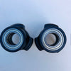 Pair Oke BLACK 55mm Long Wheel Hub with 25mm ID Bearings
