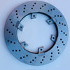 Oke 206dia x 16mm Cross Drilled - Vented Brake Disc