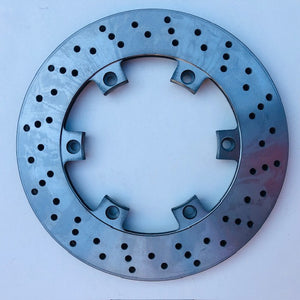 Oke 200dia x 12mm Cross Drilled - Vented Brake Disc