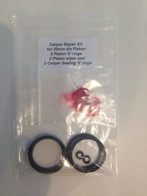 Go Kart Brake Caliper Seal Repair Kit for 30mm Piston Assembly