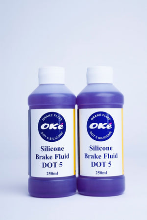 Oke Kart Twin Pak 250ml DOT 5 Silicone Brake & Clutch Fluid
